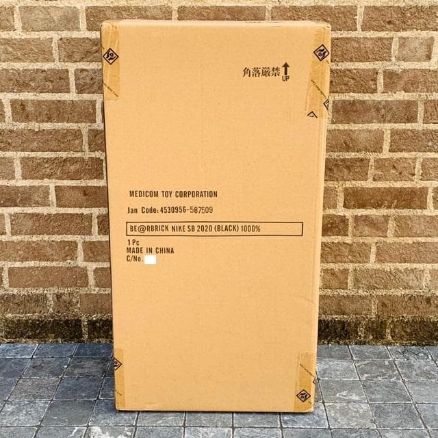 BE@RBRICK NIKE SB 2020 BLACK 1000％