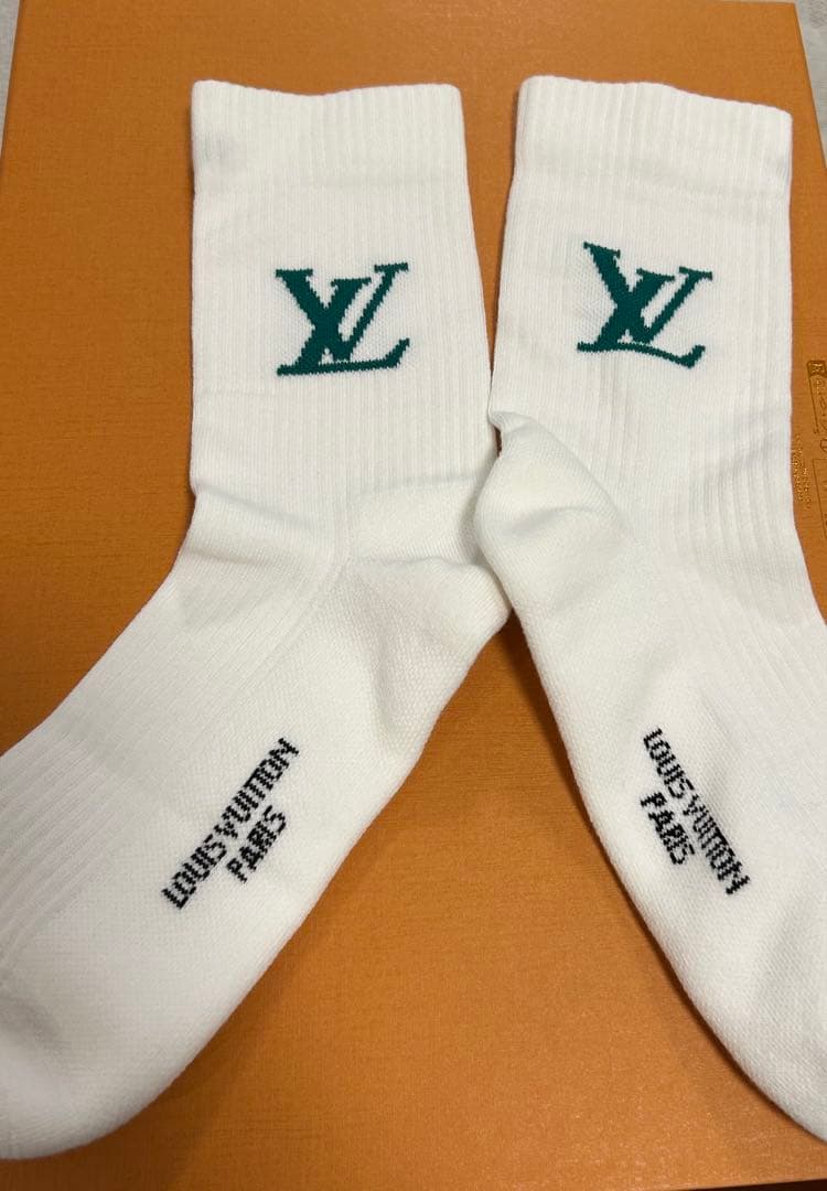 LOUIS VUITTON ソックス・オンリーIV ホワイト　靴下