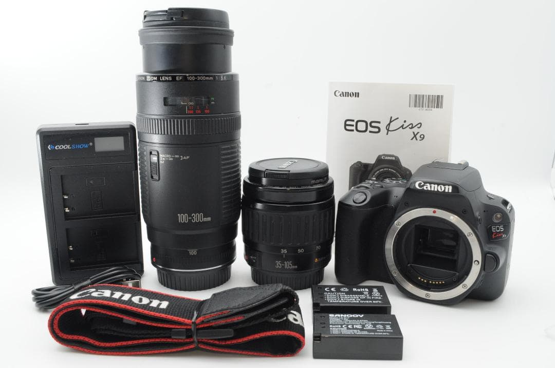 ★極上品⑧★年末大SALE★ Canon EOS Kiss x9 ダブルレンズ