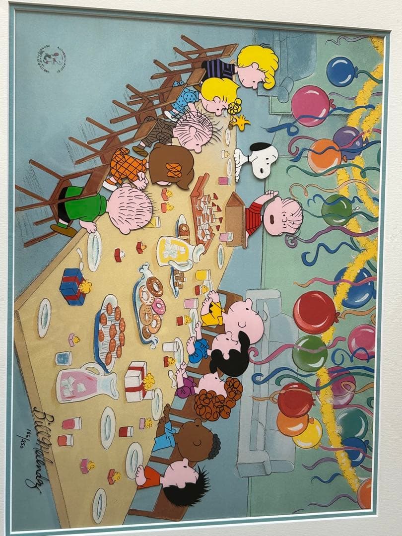 希少 スヌーピー セル画 原画 アート レア