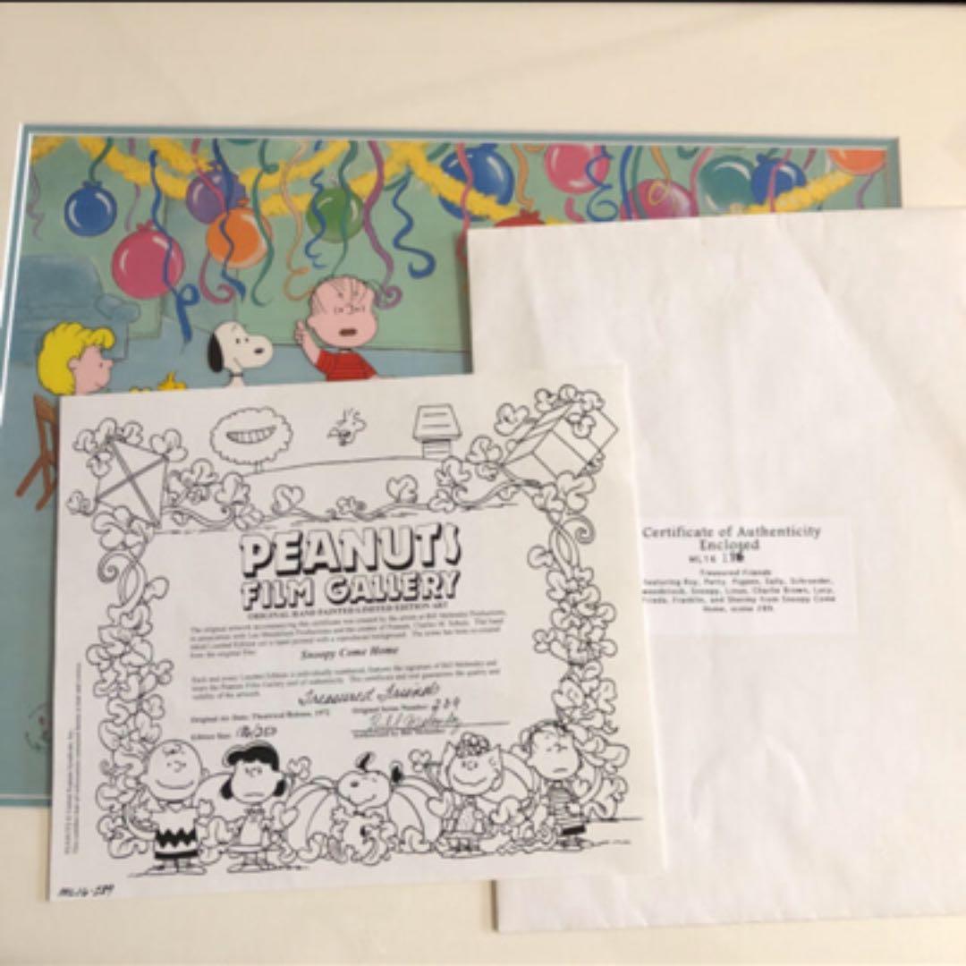希少 スヌーピー セル画 原画 アート レア