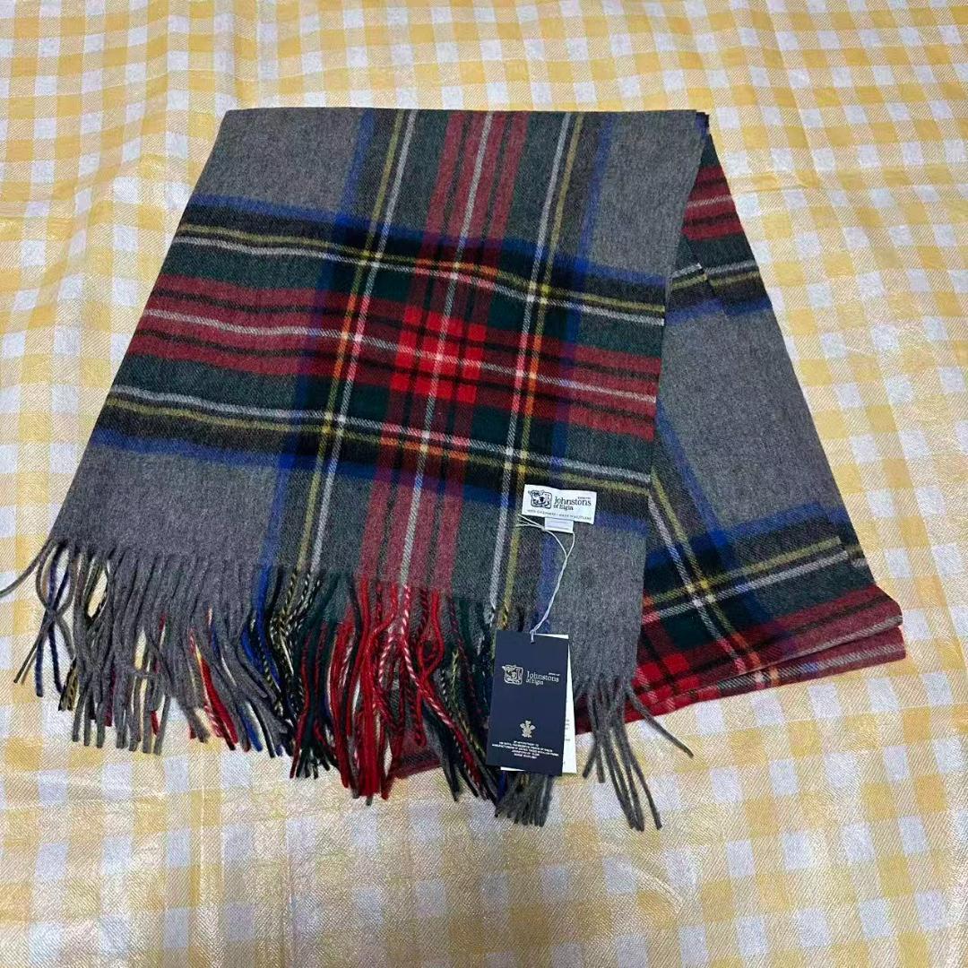 ま*か様 ジョンストンズ カシミア 大判ストール マフラー グレースチュワート