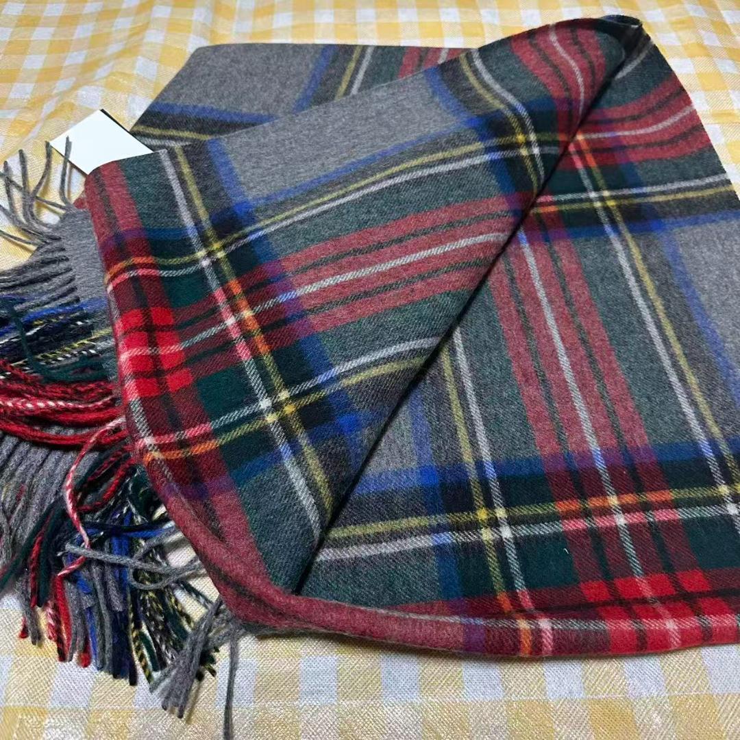 ま*か様 ジョンストンズ カシミア 大判ストール マフラー グレースチュワート