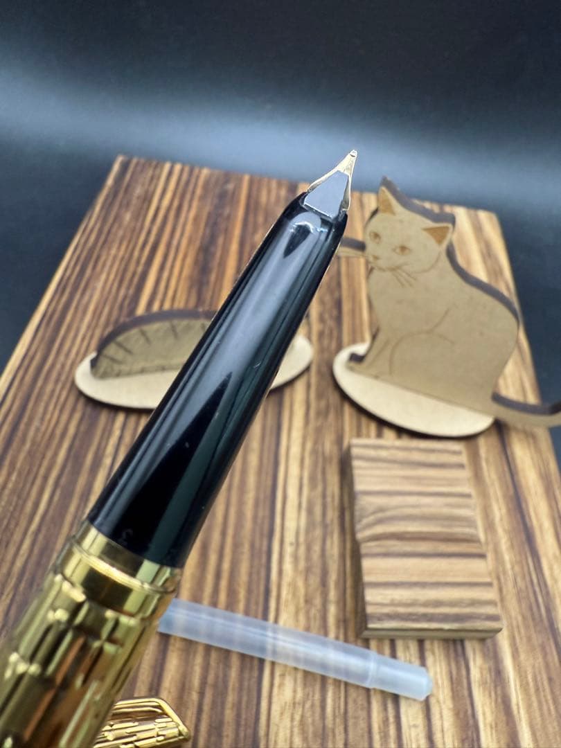 レア WATERMAN 万年筆 CF-44CR ゴールドプレート