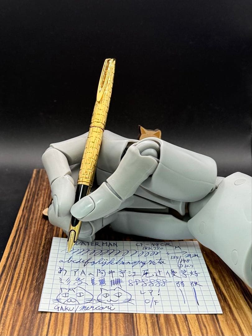 レア WATERMAN 万年筆 CF-44CR ゴールドプレート