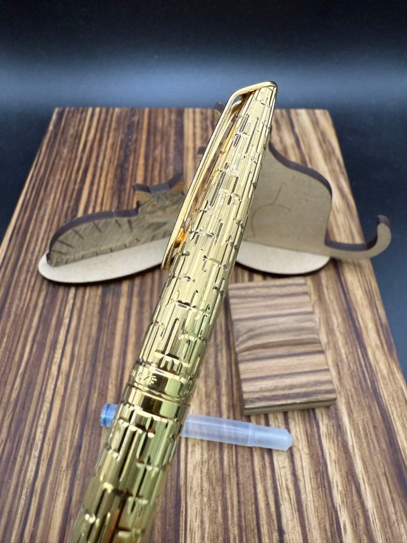 レア WATERMAN 万年筆 CF-44CR ゴールドプレート