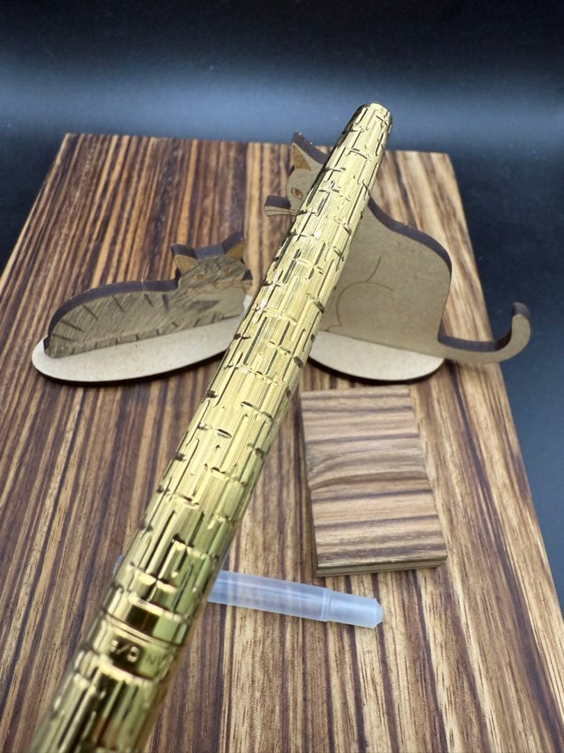 レア WATERMAN 万年筆 CF-44CR ゴールドプレート