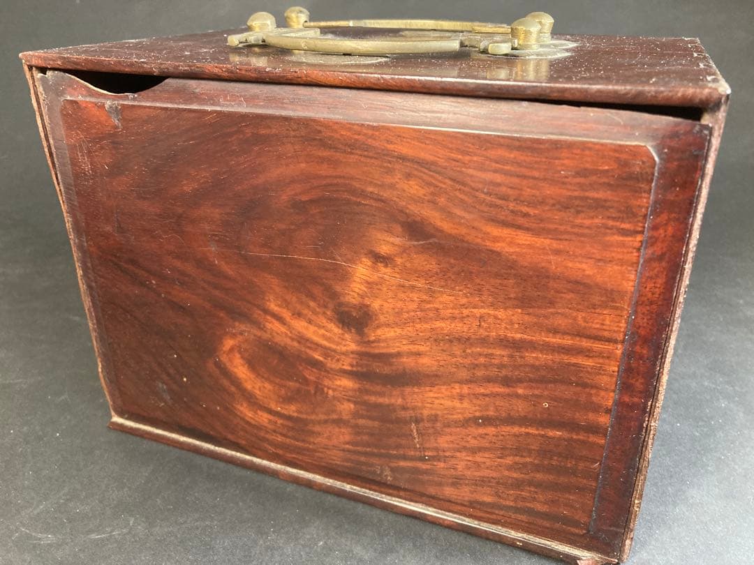 【益三】背竹麻雀牌セット 唐木箱 骨董品