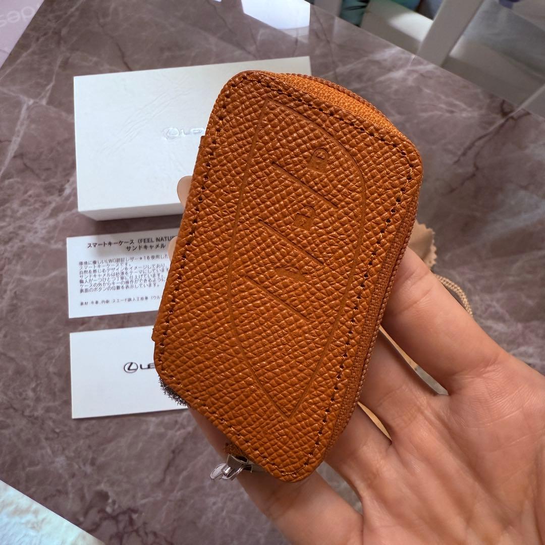 【レクサス純正】スマートキーケース　サンドキャメル　Lタイプ