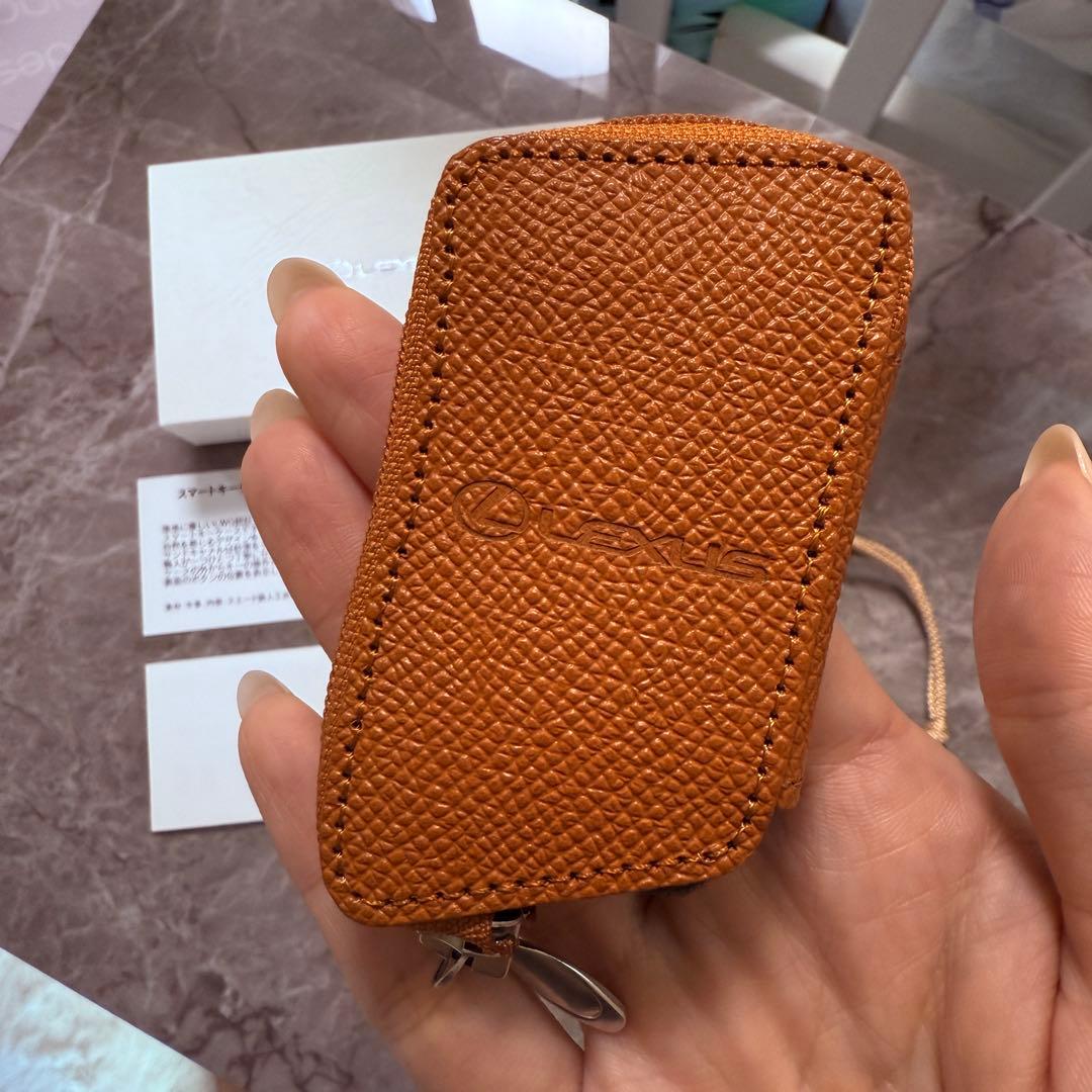 【レクサス純正】スマートキーケース　サンドキャメル　Lタイプ