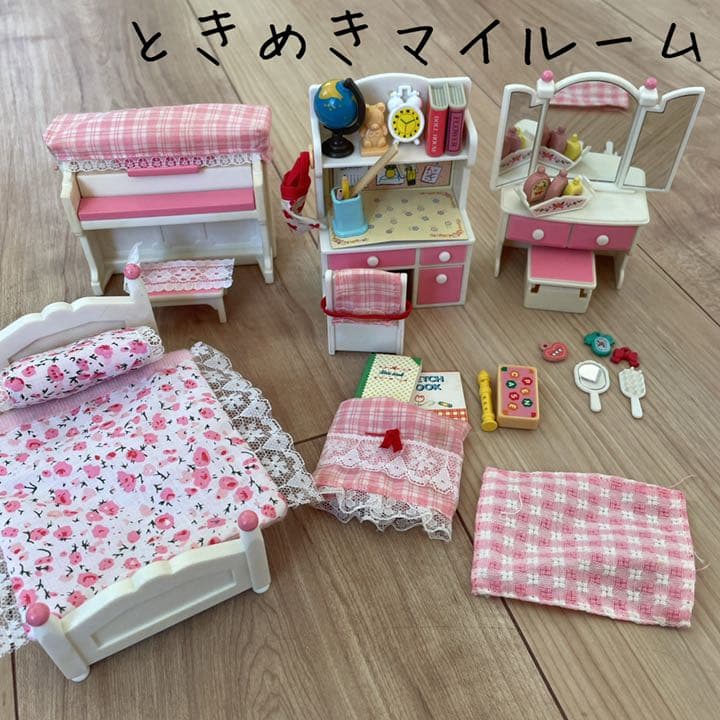 シルバニア　赤い屋根の大きなお家　キャンディワゴンといろいろセット