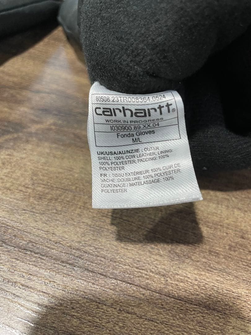 Carharttwip Fonda Gloves ブラック M/L