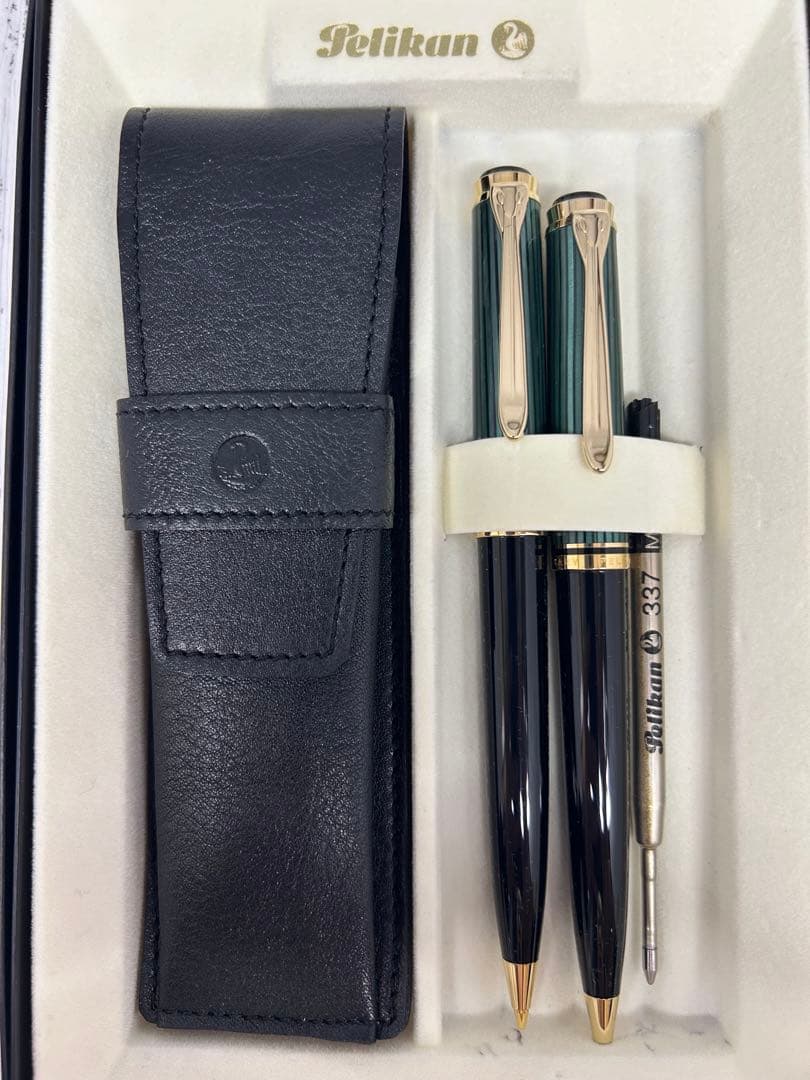 Pelikan【ボールペン＆シャープペンシルセット】ケース付き
