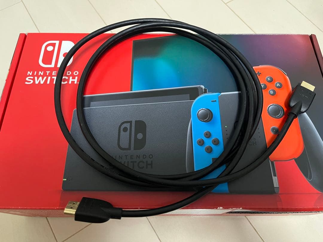 Nintendo Switch(バッテリー強化版) ネオンレッド／ネオンブルー