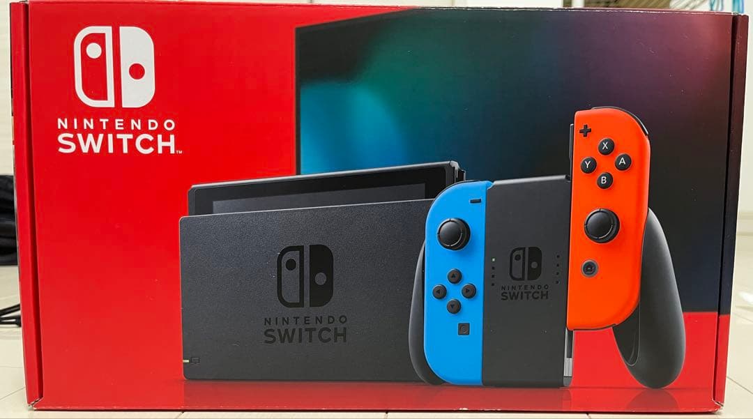 Nintendo Switch(バッテリー強化版) ネオンレッド／ネオンブルー