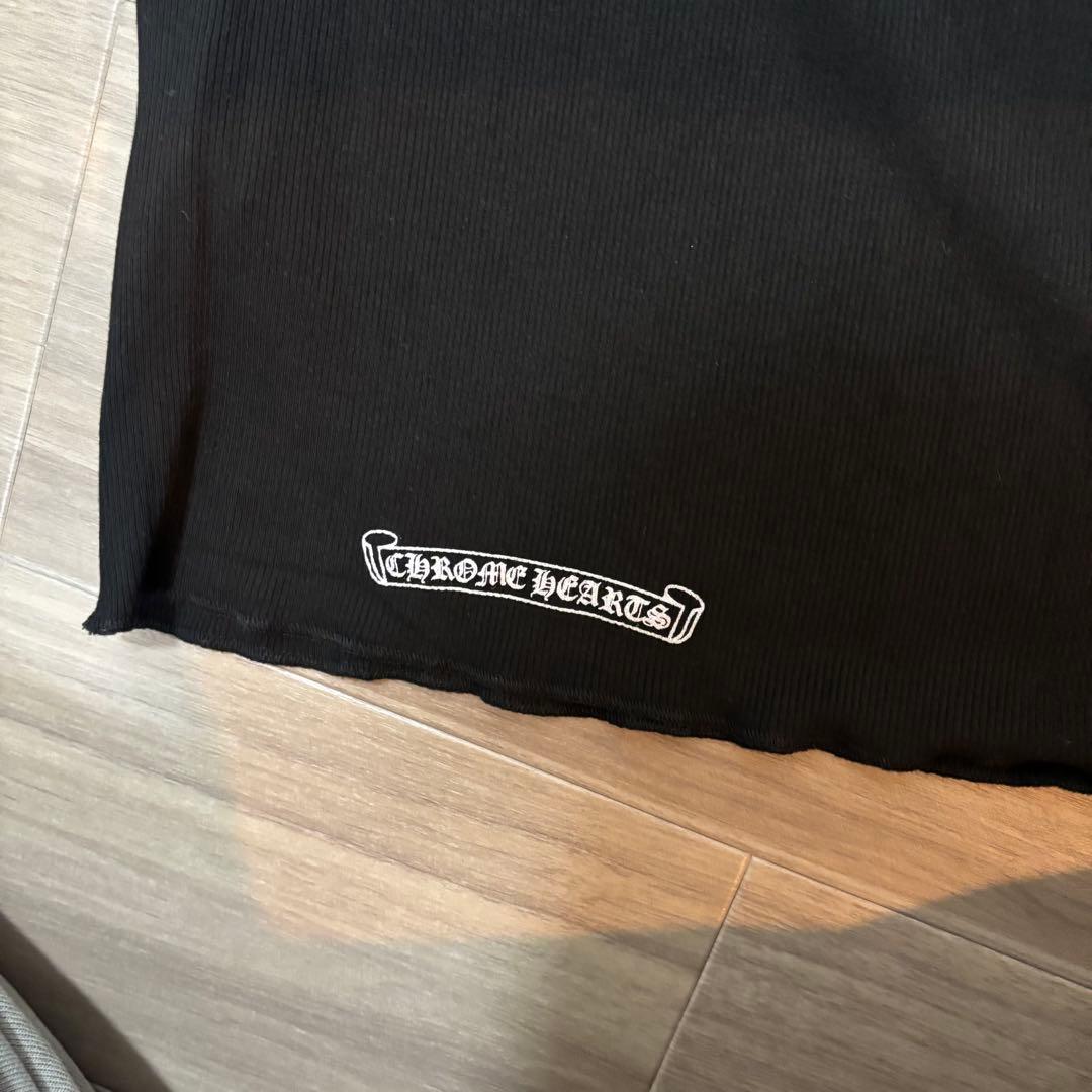 Z*Ø様 クロムハーツ ブラック タンクトップ Lサイズ