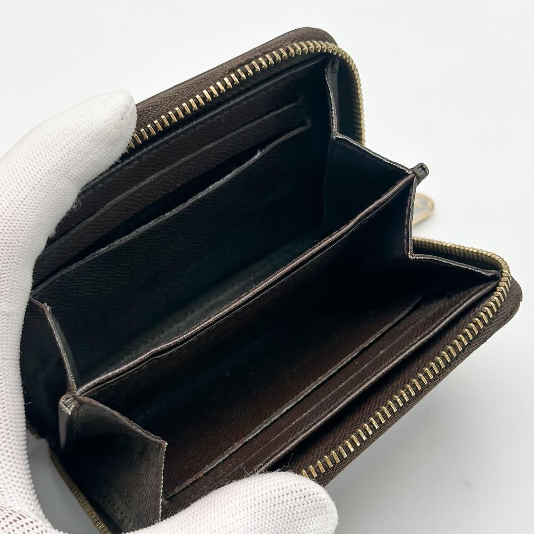 ルイヴィトン ジッピーパース ダミエ ブラウン 小銭入れ コンパクト