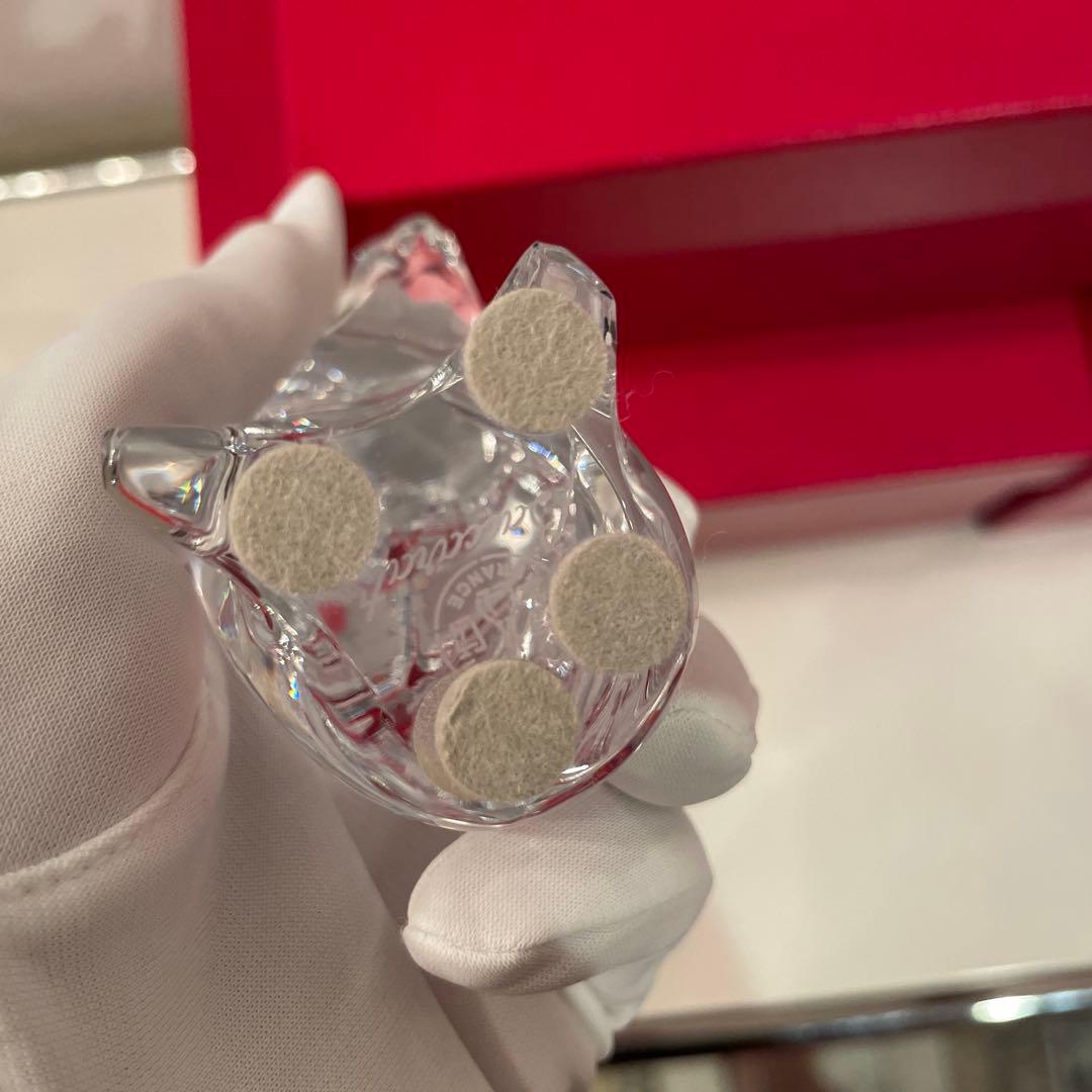 (美品)Baccarat バカラ 干支2020年 ねずみ クリスタル