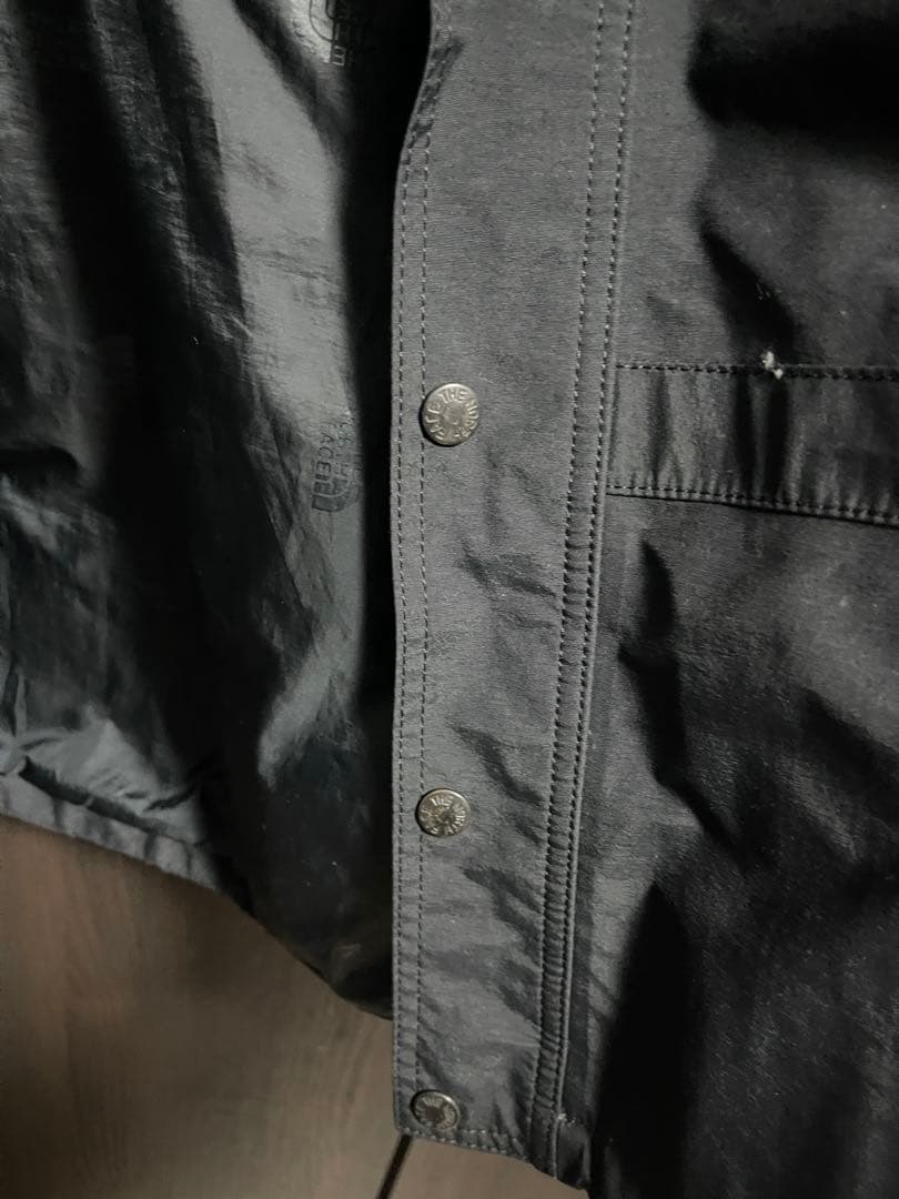 【希少】ザノースフェイス　マウンテンライトジャケット　黒　刺繍　np11834