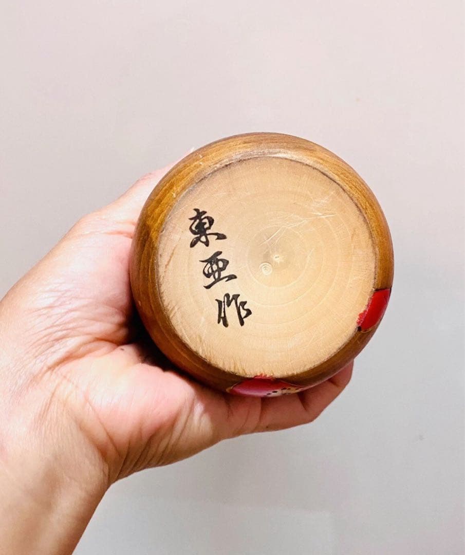 中古　こけし　人形　日本　木製　東亜　コレクション　アンティーク　美術品 Q