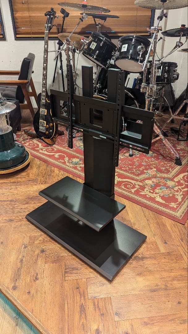 黒のテレビスタンド KT-860 ハヤミ工産