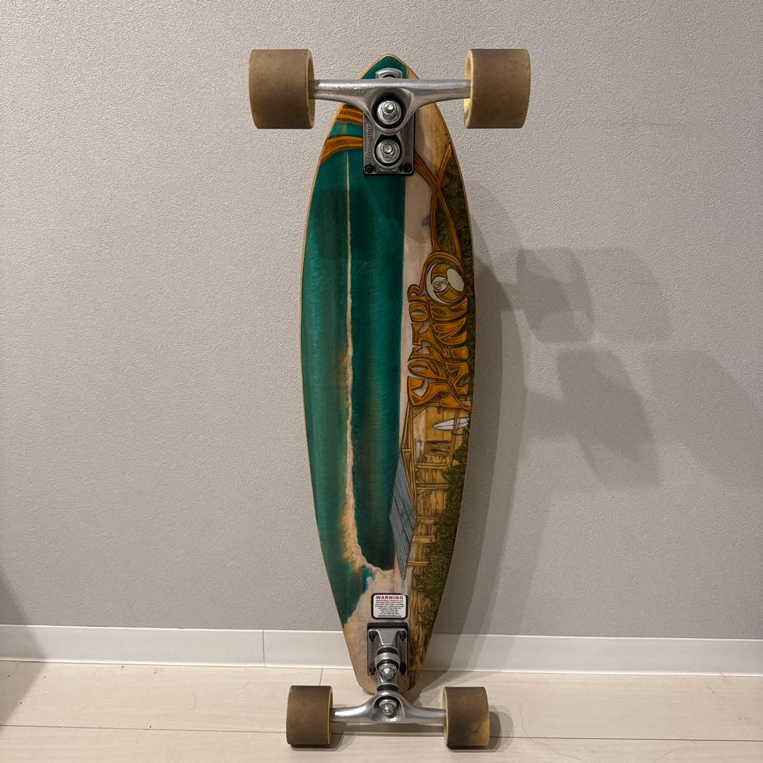 ロングスケートボード 竹の木　バンブー　コンプリート