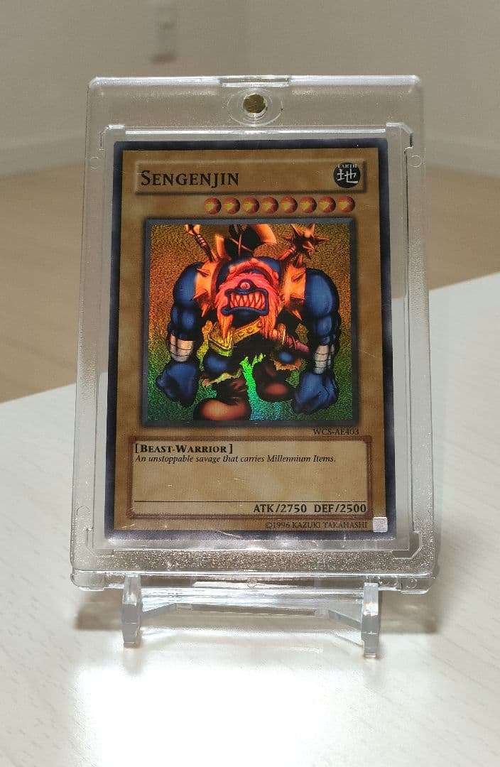 千年原人 遊戯王OCG WCS-AE403 1600枚限定プロモ 美品 アジア版