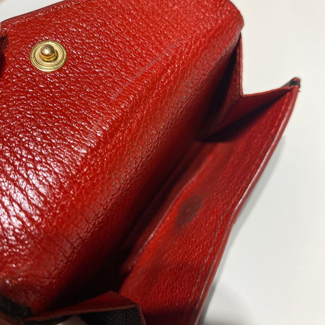 miu miuラブレター マドラス ハート 三つ折り財布 ブラック 黒