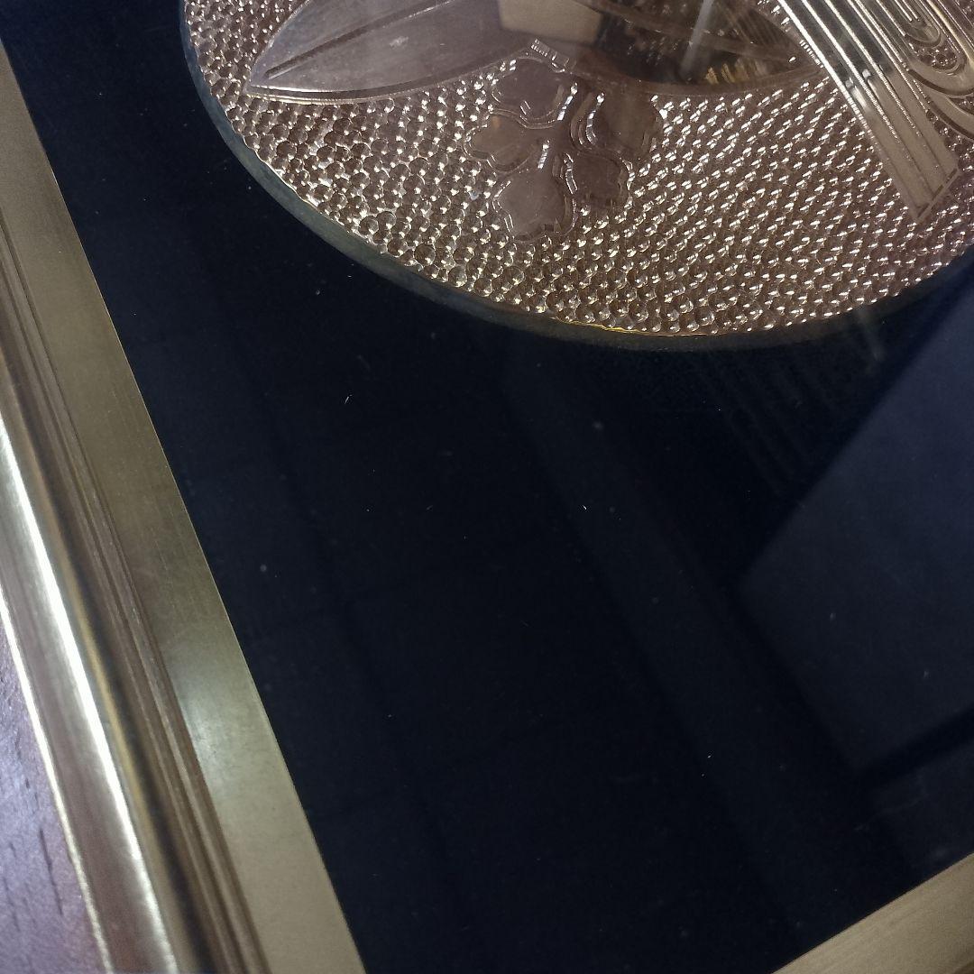 ★即日発送★送料込み★家紋【純金メッキ】純金鍍金　銅　高級木製額縁 　額受金具