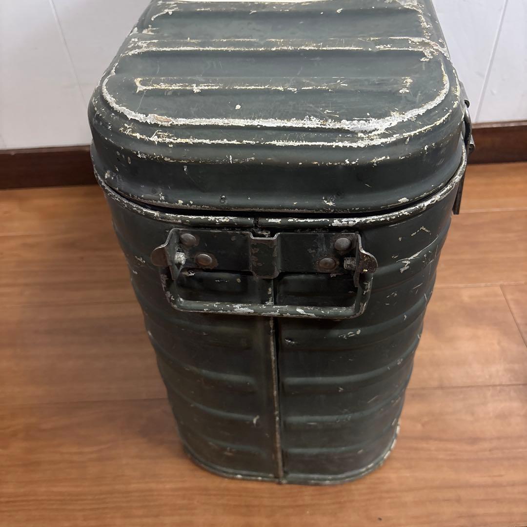 80s 米軍　実物　フードコンテナ ODグリーン 送料無料　①