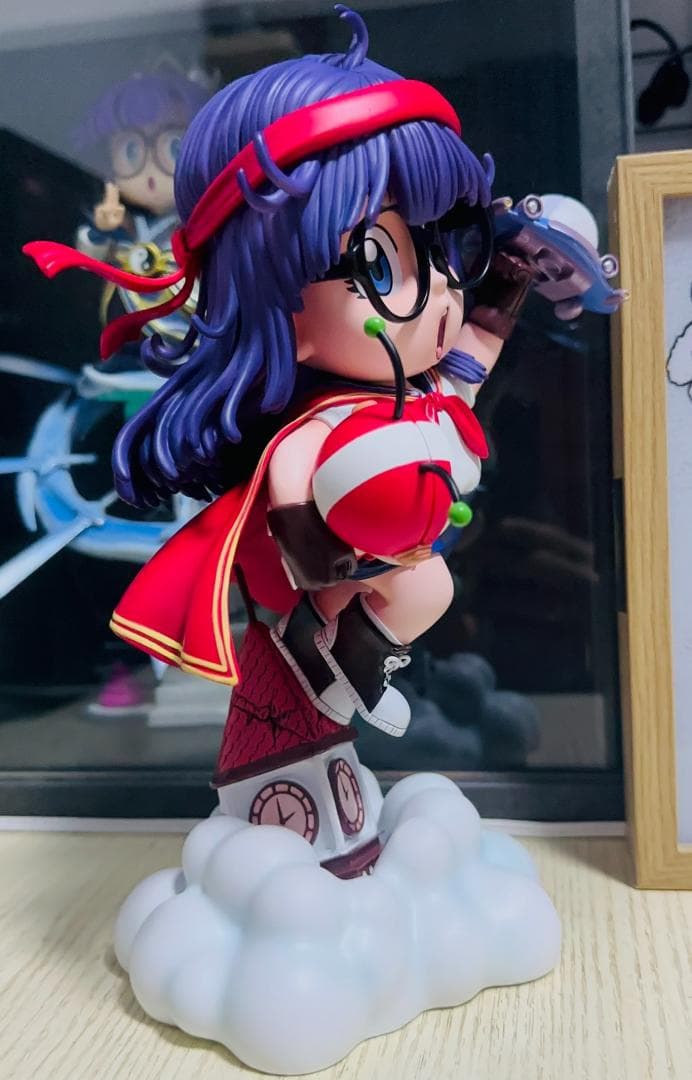 Dr.スランプ アラレちゃん アラレです 樹脂 彫刻 フィギュア