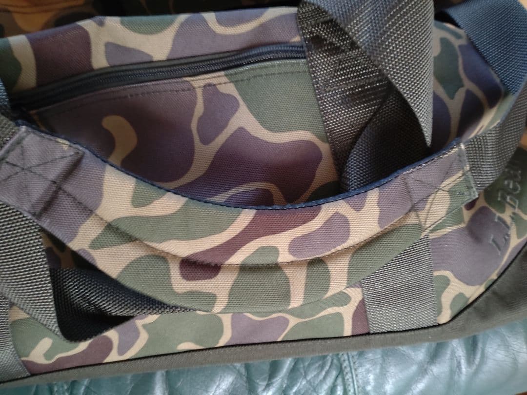 L.L.Bean 迷彩柄 ボストンバッグ
