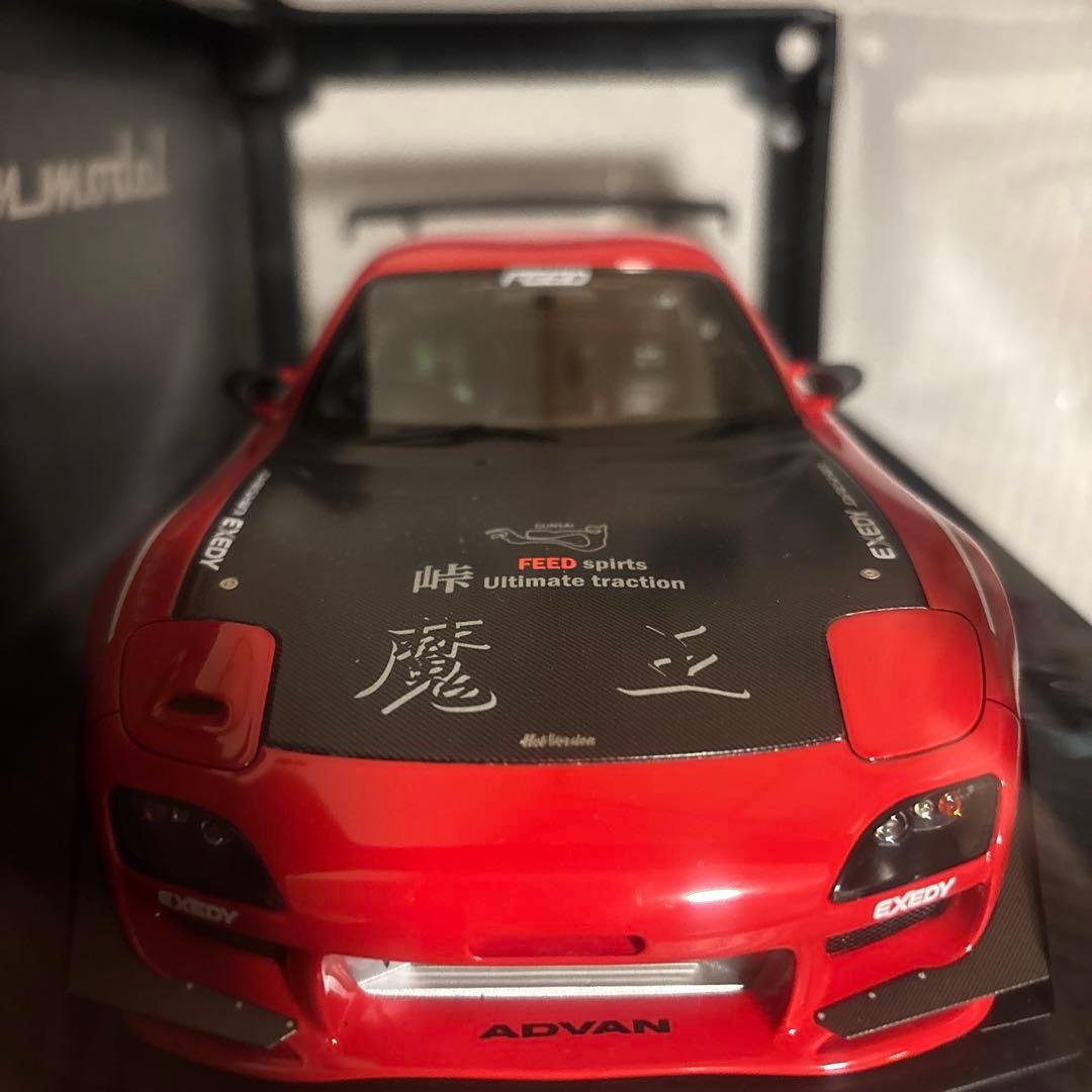 イグニッションモデル1/18 FEED RX-7 FD3S 魔王レッド 値下げ可