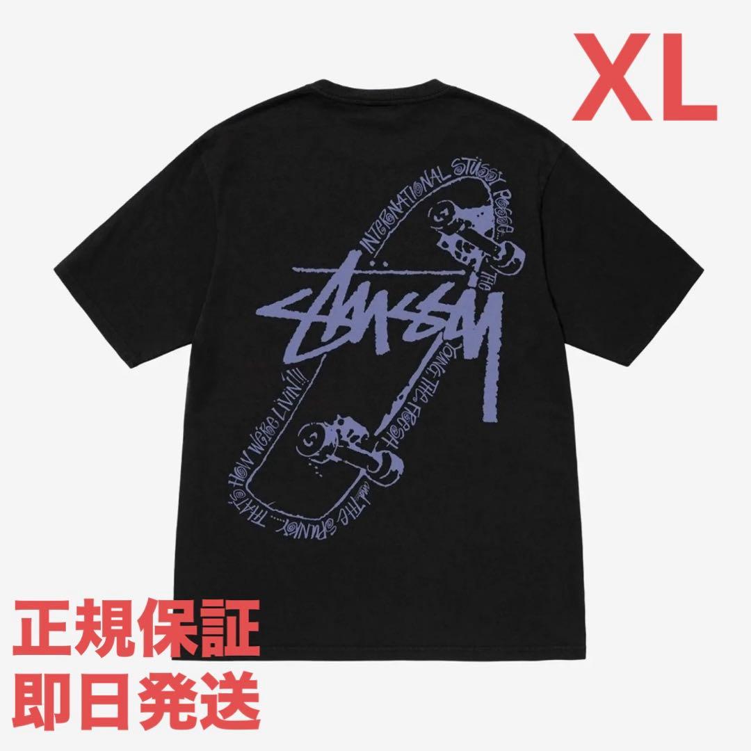 ❗️期間限定SALE❗️ステューシー スケートTシャツ ブラックXL