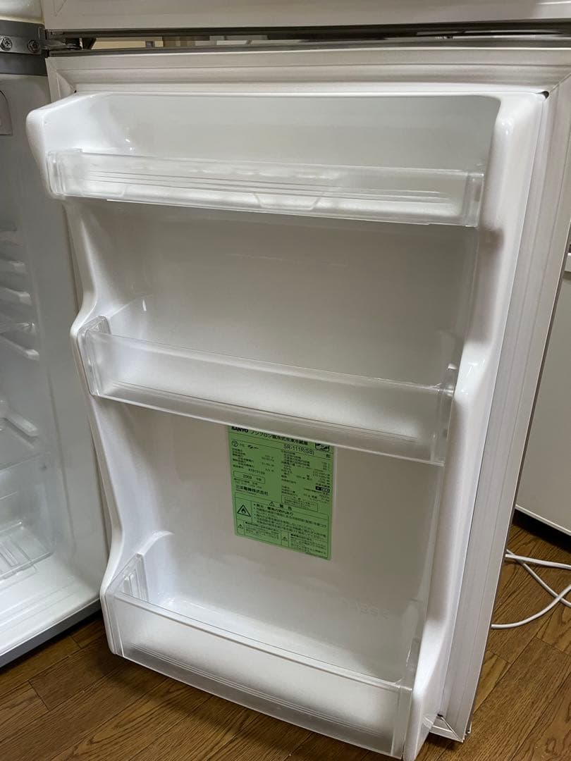 【SANYO】シルバー 2ドア冷凍冷蔵庫