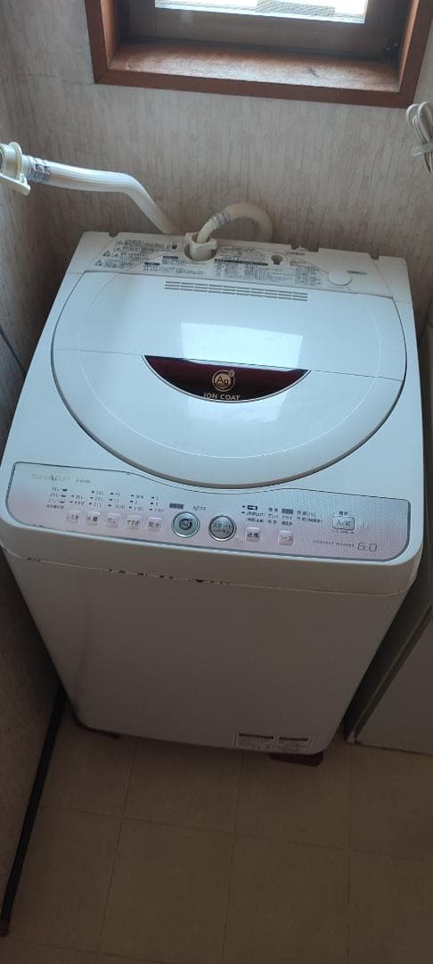 縦型式洗濯機 6.0L ホワイト