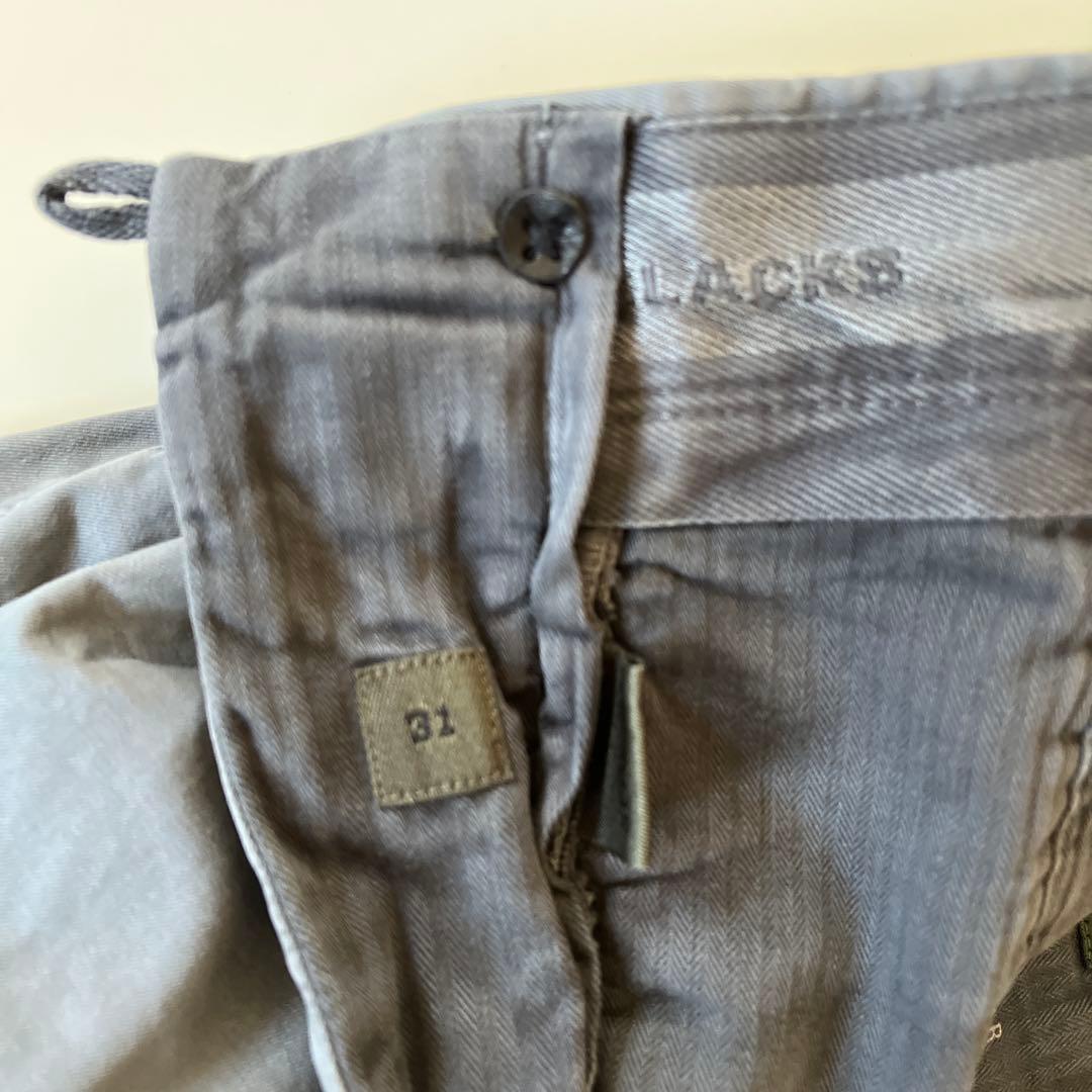 INCOTEX ガーメントダイ オーガニックコットン パンツ チノパン 31