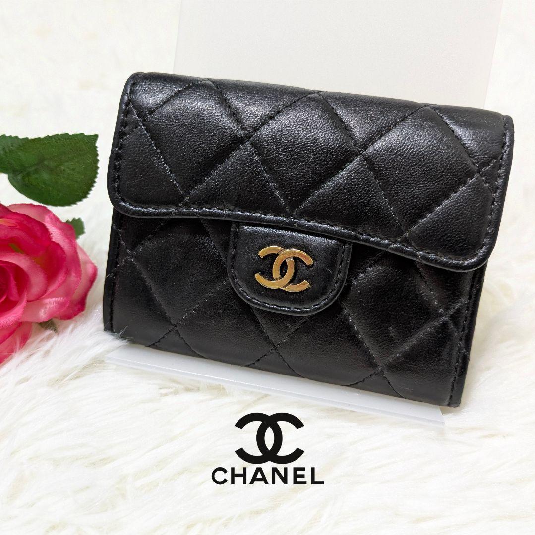 最終価格✨シャネル　マトラッセ　小銭入れ　ミニ　ケース　カードケース