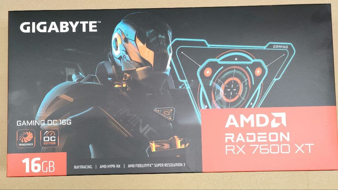 グラフィックボード・グラボ・ビデオカード GIGABYTE Radeon RX 7600 XT 16GB OC