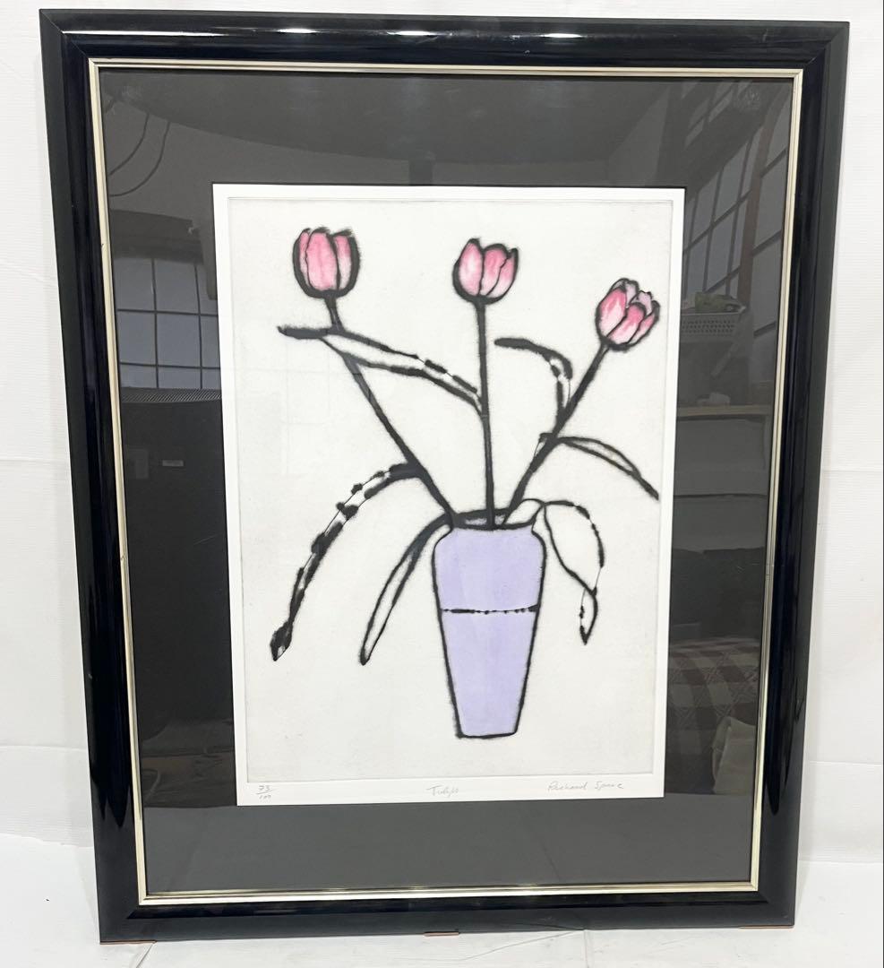 リチャード スペア Richard Spare 作品名　チューリップ　真作保証