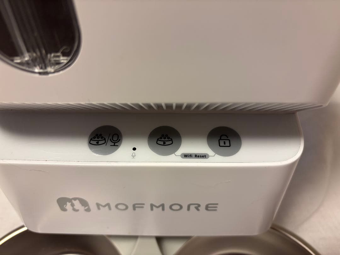 MOFMORE モフモア　2WAY給電　2種類のゴハンが出せる自動給餌器