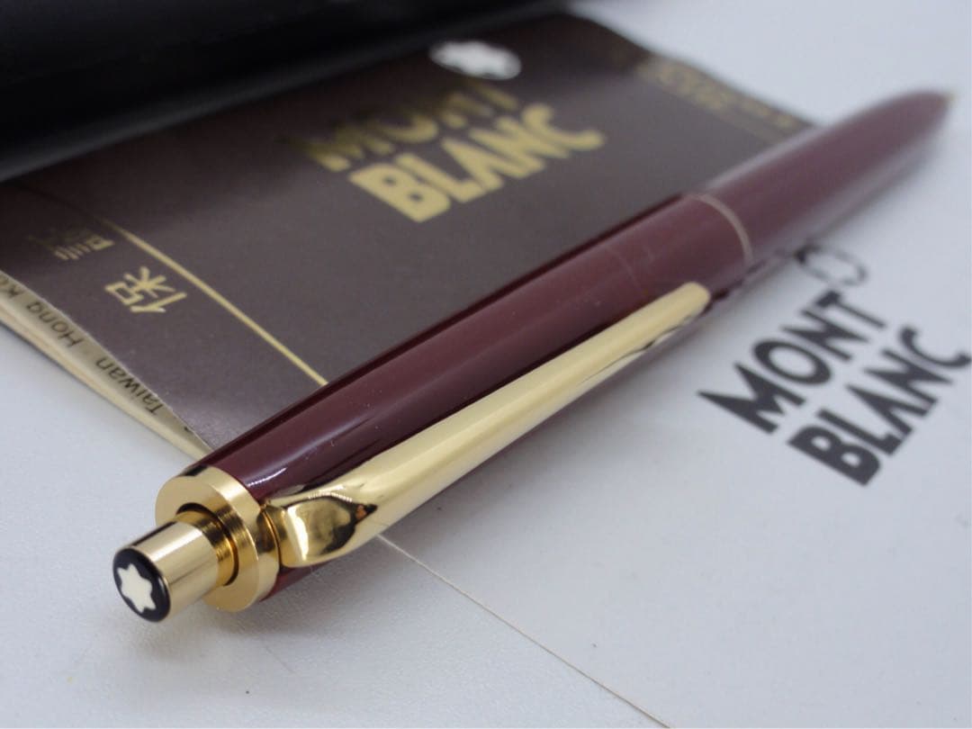 ⭐️モンブラン⭐️稀少なボルドーの名品最高の形❗️⭐️No350メカニカルペンソル⭐️