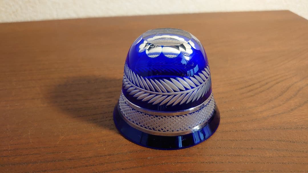 江戸切子 切子 ロックグラス 盃　お猪口　アンティーク切子　１客