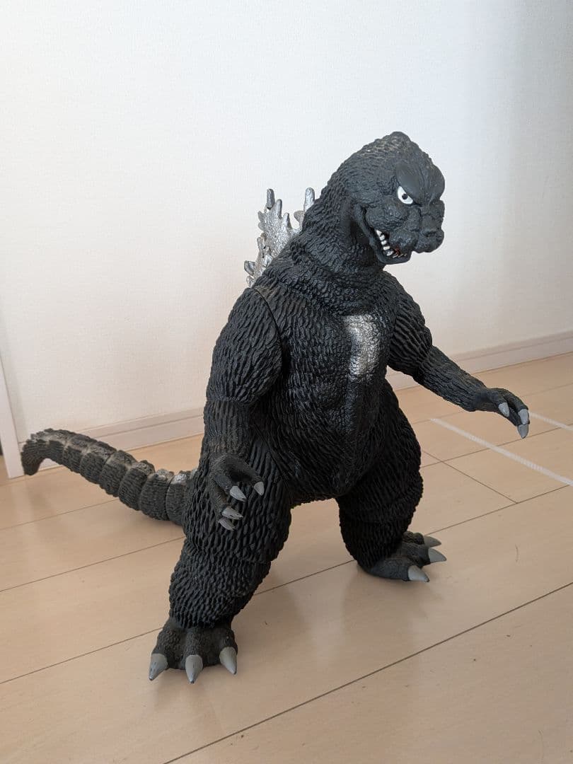 【激レア】ゴジラ特大フィギュア 1988年バンダイ 東宝 ソフビ