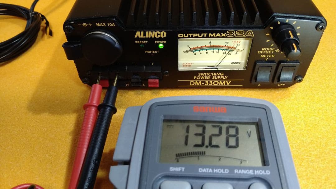 6/1(日)迄限定価格ALINCO★DM-330MV直流安定化電源スイッチング式