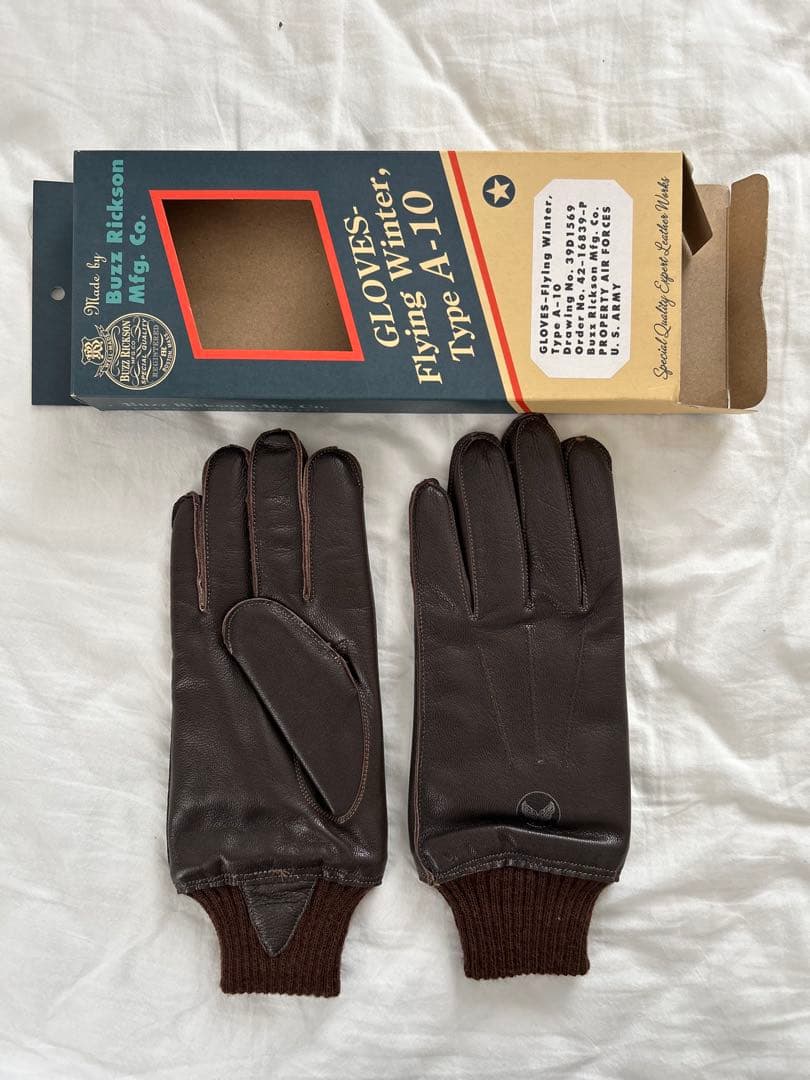未使用　デッドストック　バズリクソンズ　A-10 グローブ　レザーグローブ　箱付