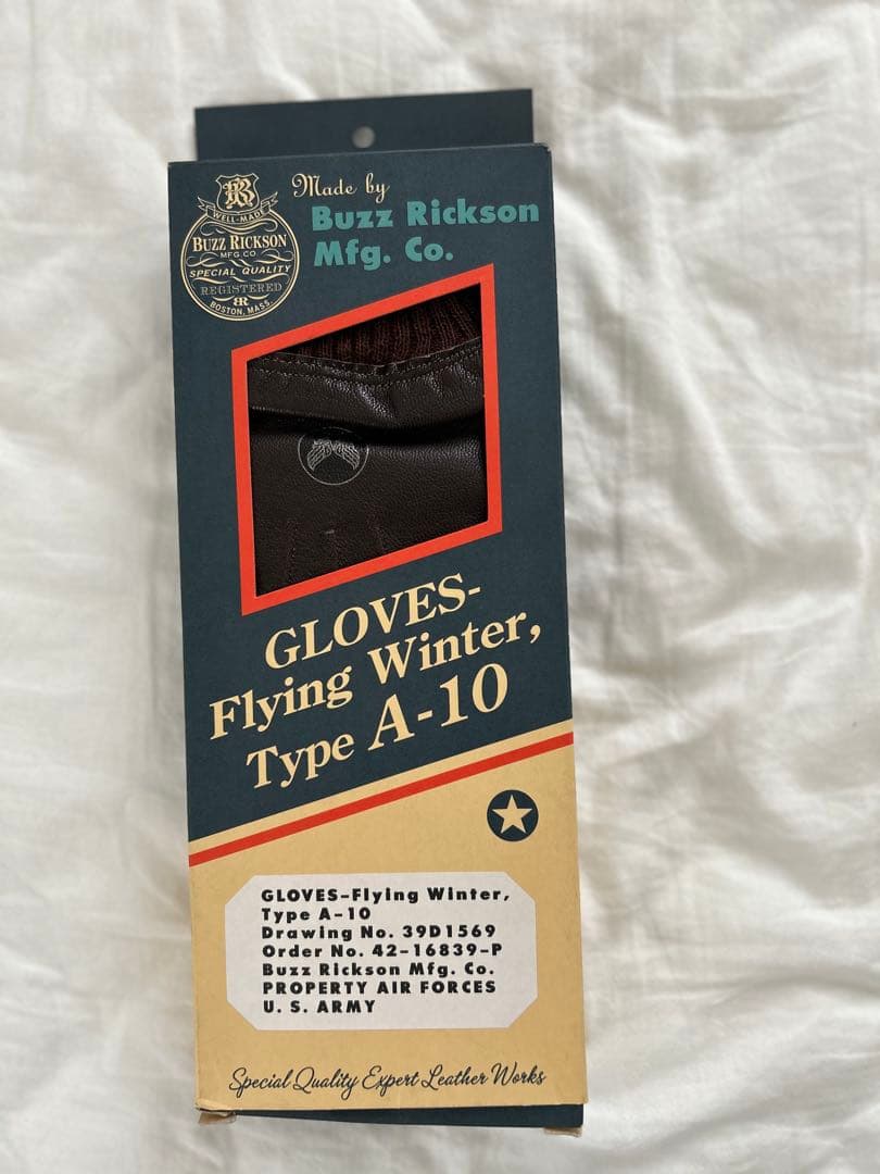 未使用　デッドストック　バズリクソンズ　A-10 グローブ　レザーグローブ　箱付