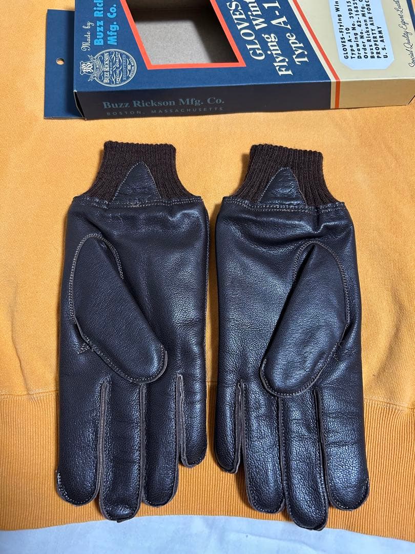 未使用　デッドストック　バズリクソンズ　A-10 グローブ　レザーグローブ　箱付