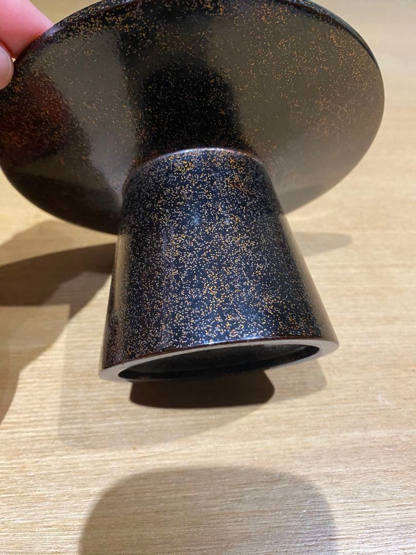 骨董　盃台　皿　蝶々☆アンティーク