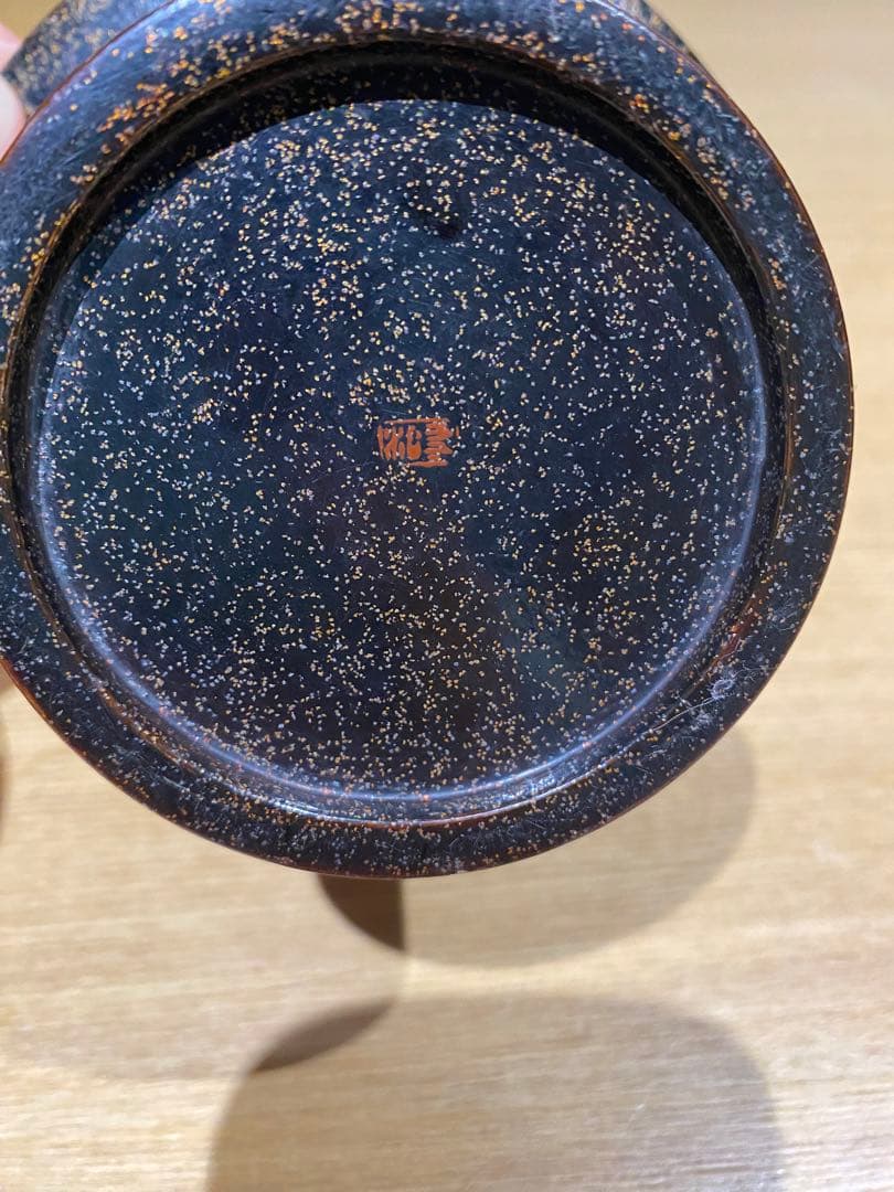 骨董　盃台　皿　蝶々☆アンティーク